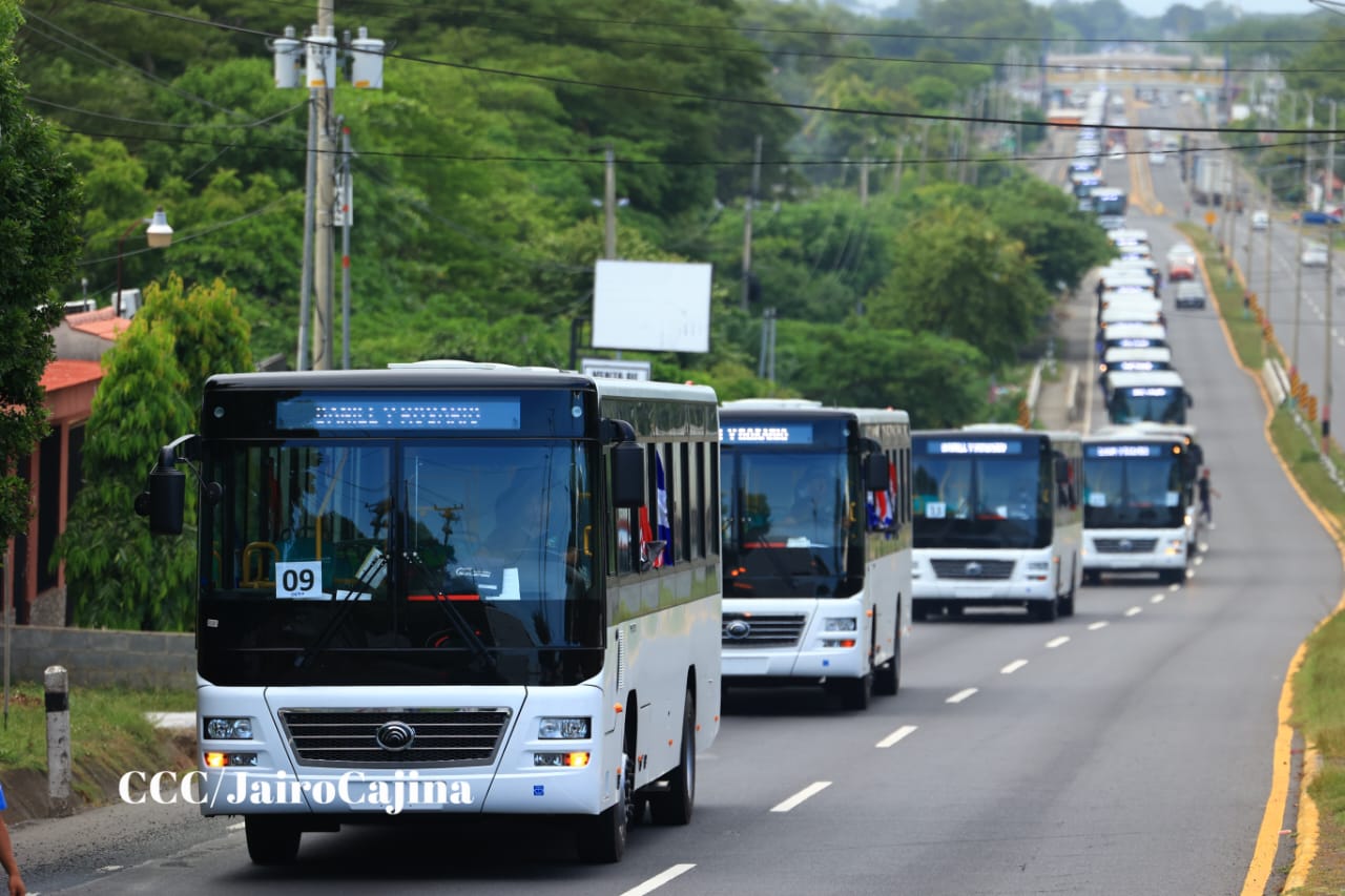 Nicaragua eleva a 1,500 la compra de autobuses chinos