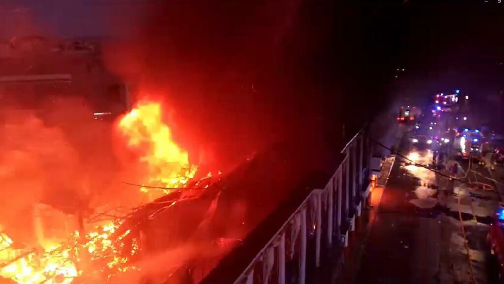 Incendio en Murcia España