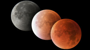 Imagen ilustrativa del eclipse alunar
