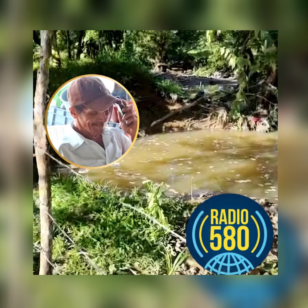 Fotografía de adulto mayor ahogado