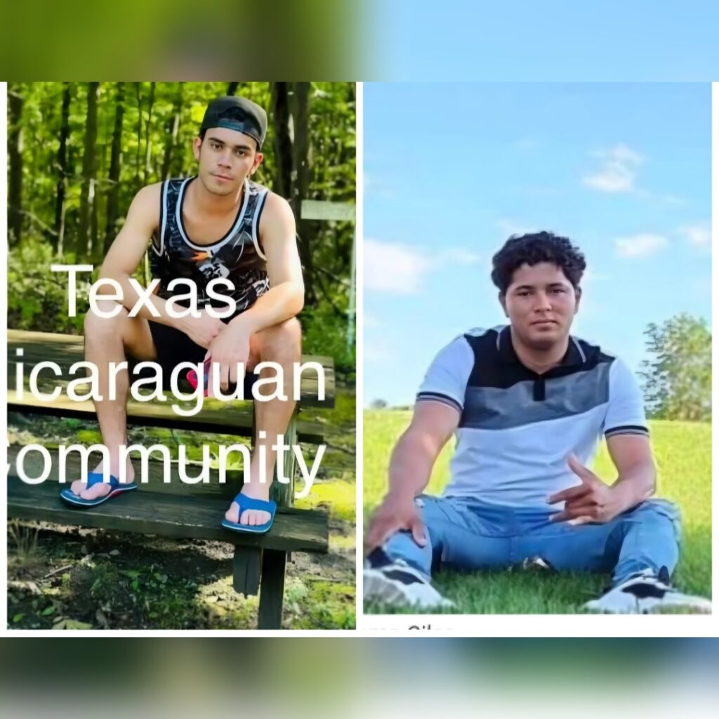 Fotografías de nicaragüenses muertos en Estados Unidos