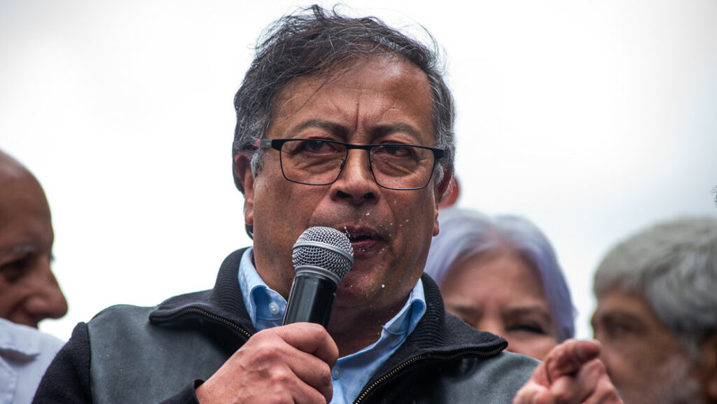 Fotografía de el presidente Gustavo Petro