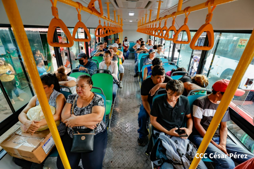 Más de 150 mil usuarios de Ciudad Sandino estrenan autobuses chinos