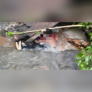 Fotografía de un hombre que se ahogó en Chinandega
