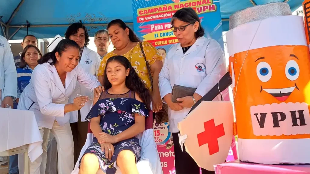 Vacunación contra el VPH alcanza el 51% de la meta propuesta por Nicaragua