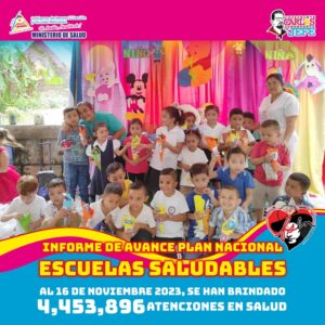 Más de 4.4 millones de niños atendidos en Plan Nacional Escuelas Seguras