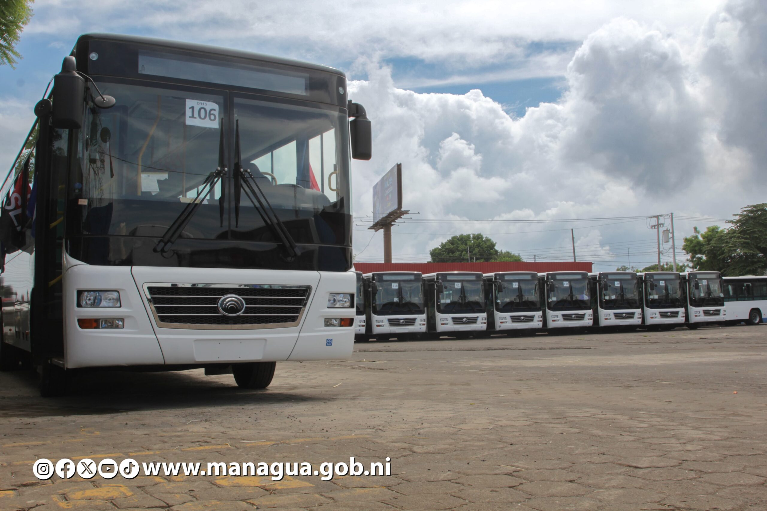 Culmina la entrega de los nuevos buses chinos a las cooperativas de Managua