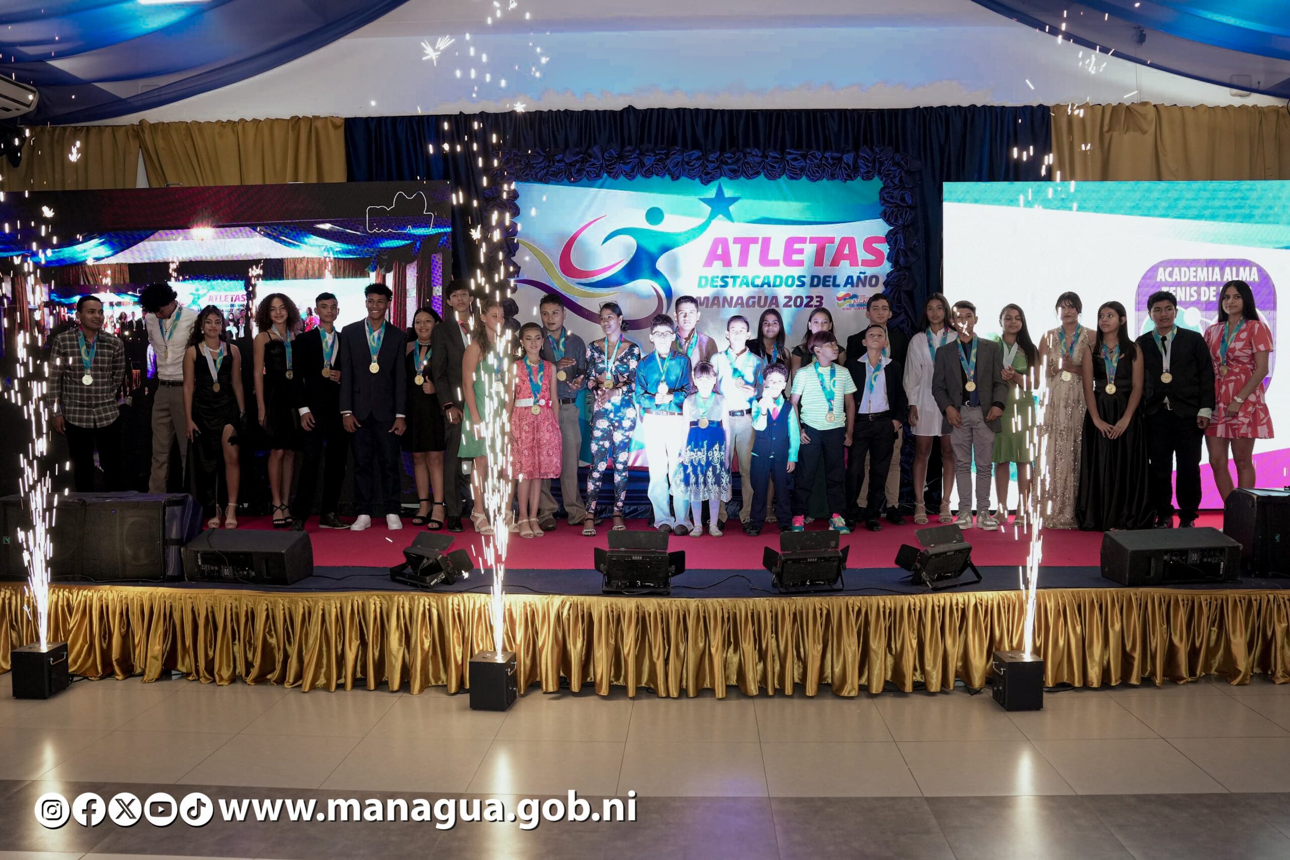 Premian a los mejores atletas de las academias de la Alcaldía de Managua