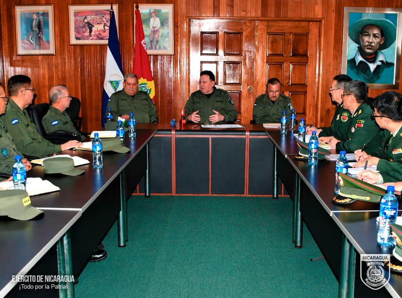 Ejército de China se reunió con sus pares nicaragüenses