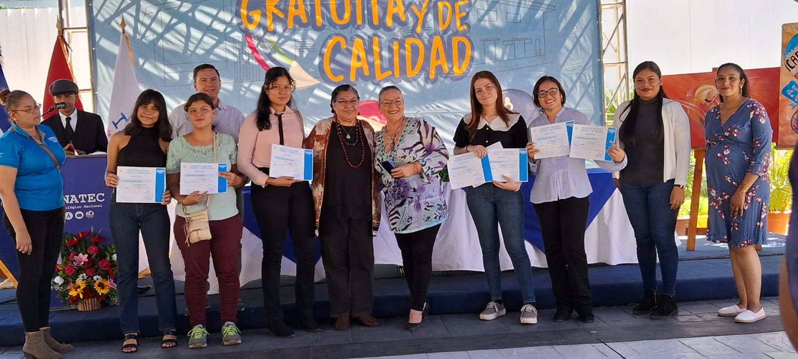 573 graduados este año en centro tecnológico en Managua
