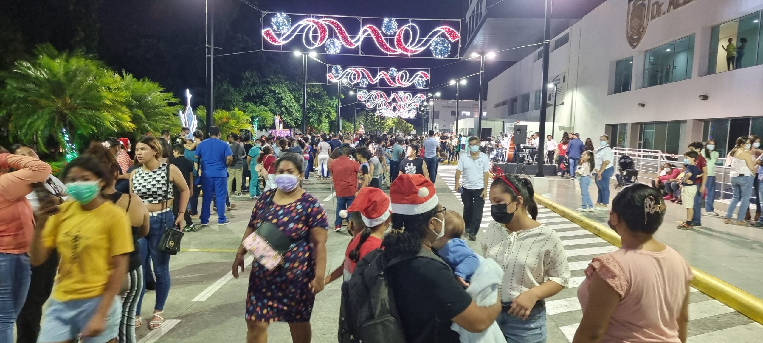 Hospital Militar y colaboradores dan la bienvenida a los festejos navideños