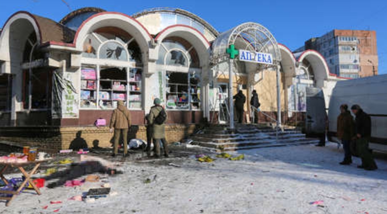 “Monstruoso acto terrorista”: el Kremlin condena el ataque ucraniano que mató a 27 civiles en Donetsk