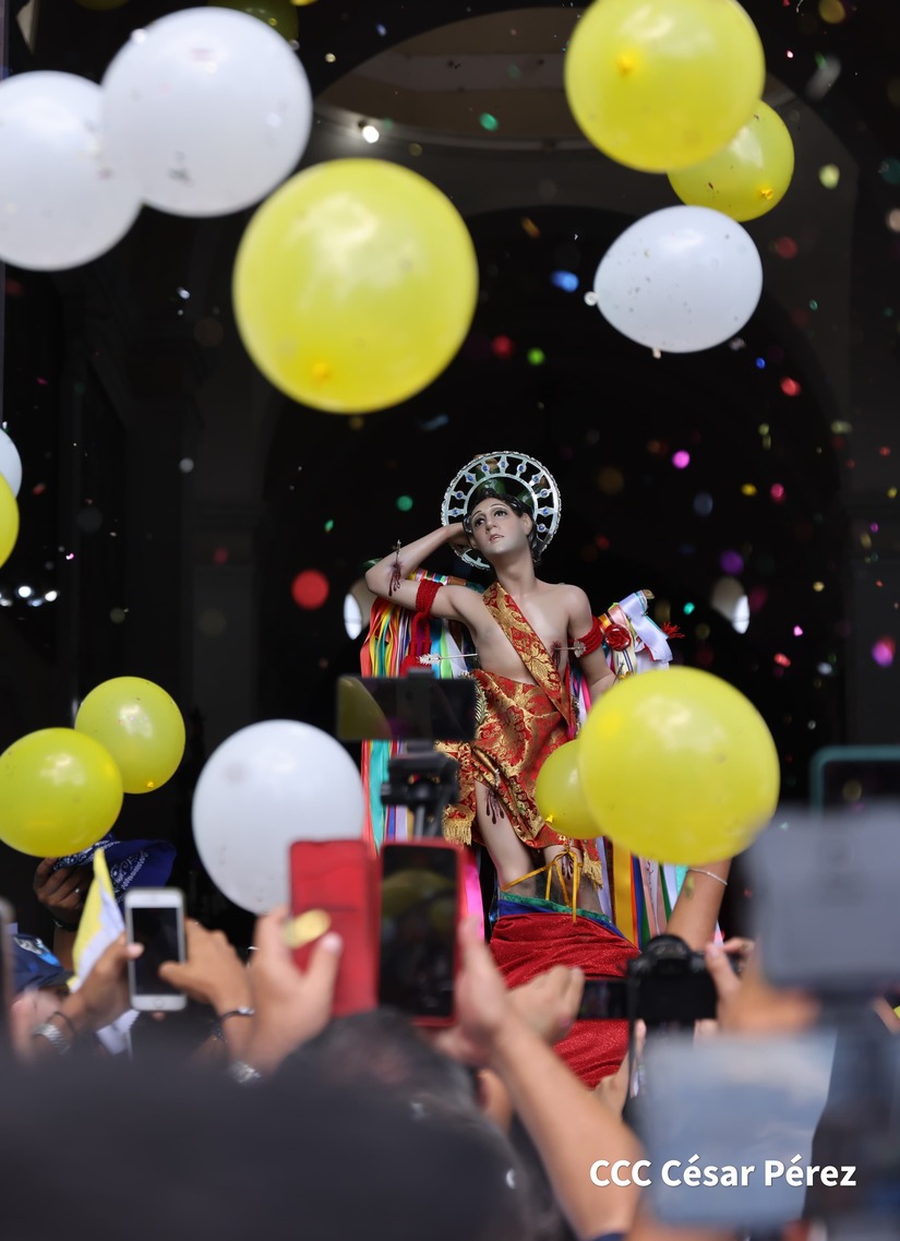 Diriamba celebra con derroche cultural fiestas patronales en honor a San Sebastián