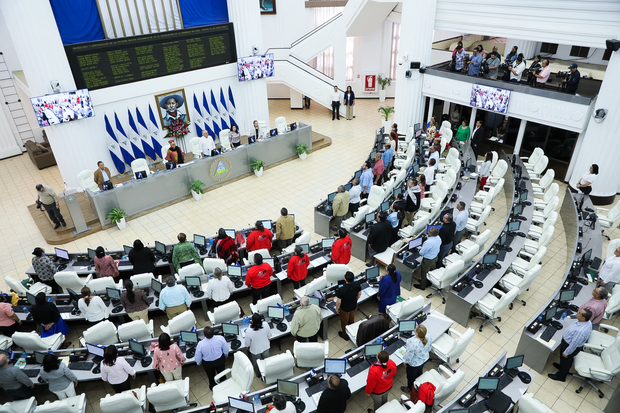 Aprueban en segunda legislatura dos reformas constitucionales en Nicaragua