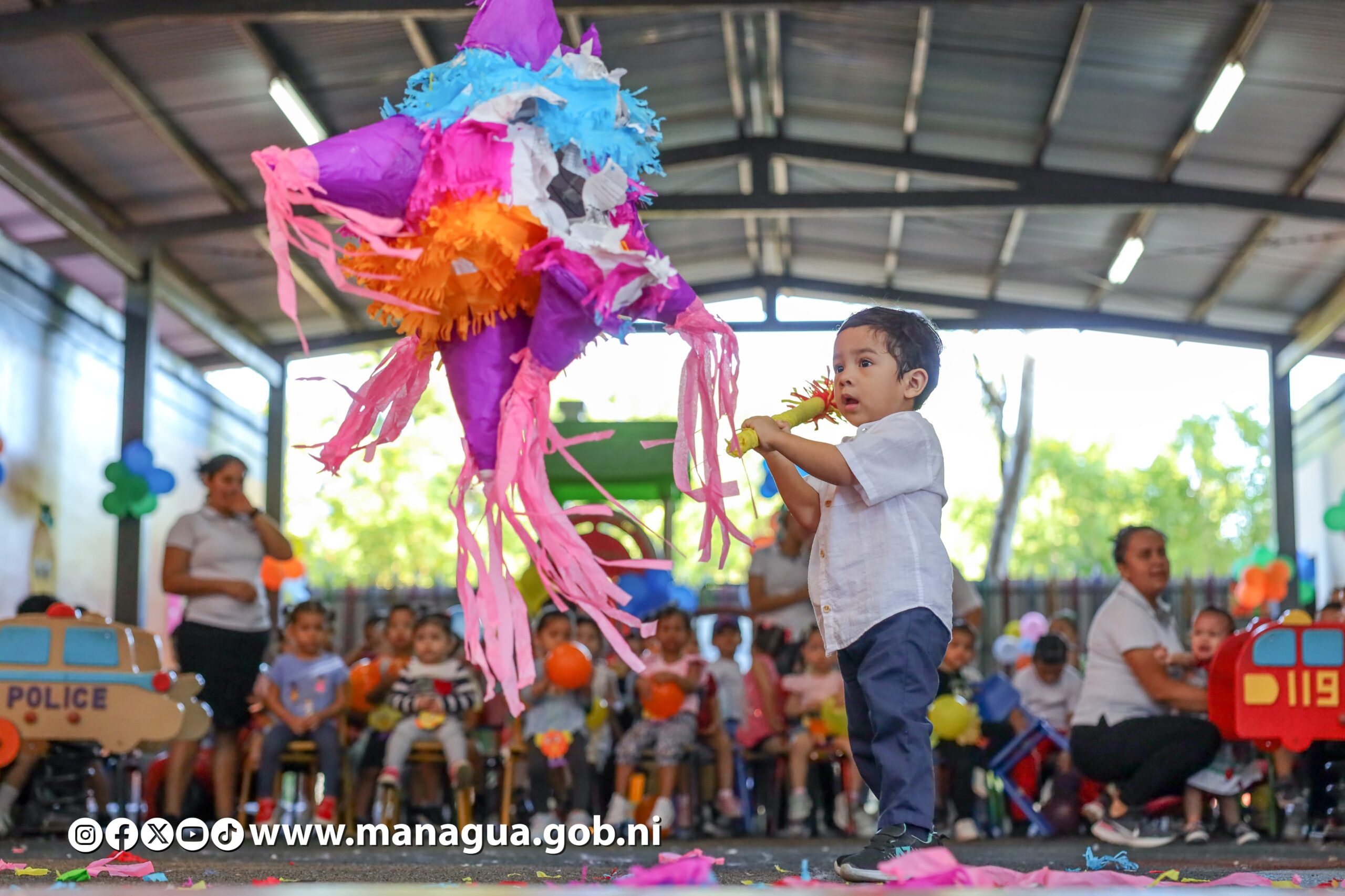 Niños de los 16 CDI de la Alcaldía de Managua empiezan año escolar