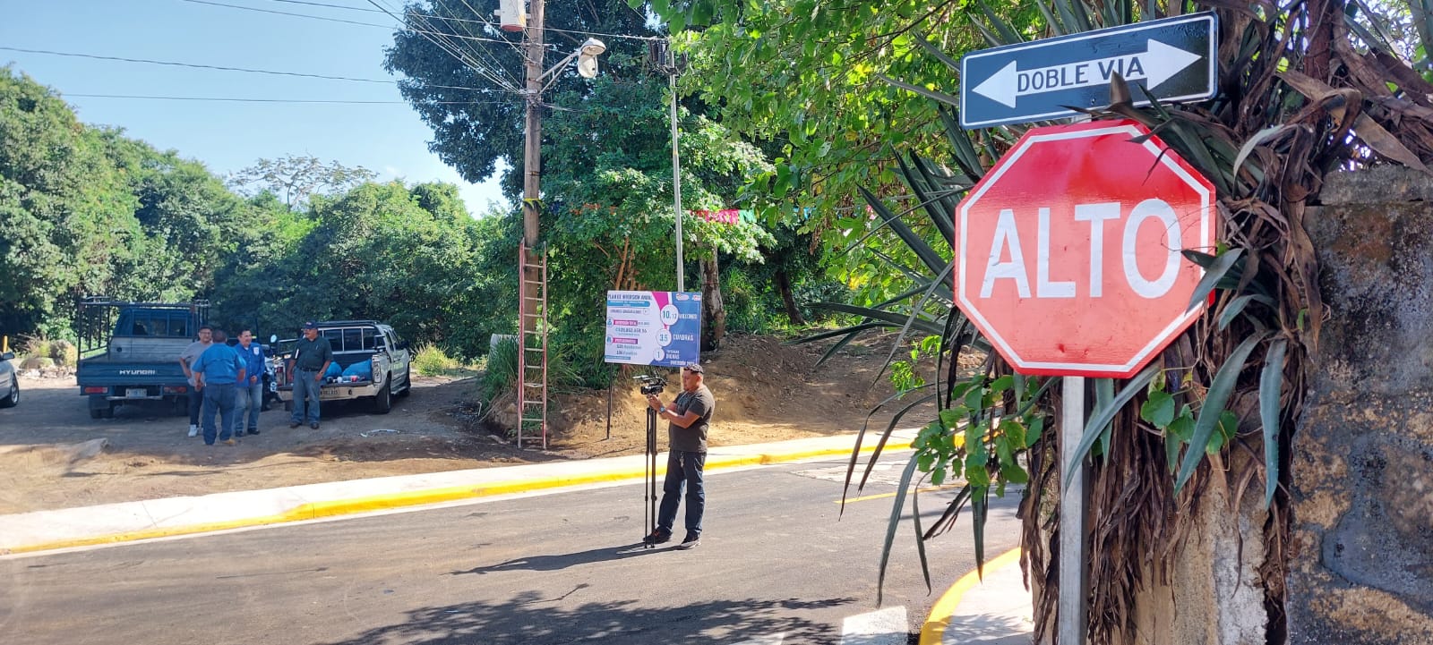 Inauguran en Managua obra de mejoramiento vial y drenaje pluvial