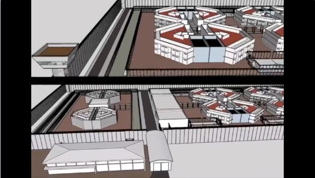 Noboa presenta los diseños de las cárceles de alta seguridad que prometió construir en Ecuador