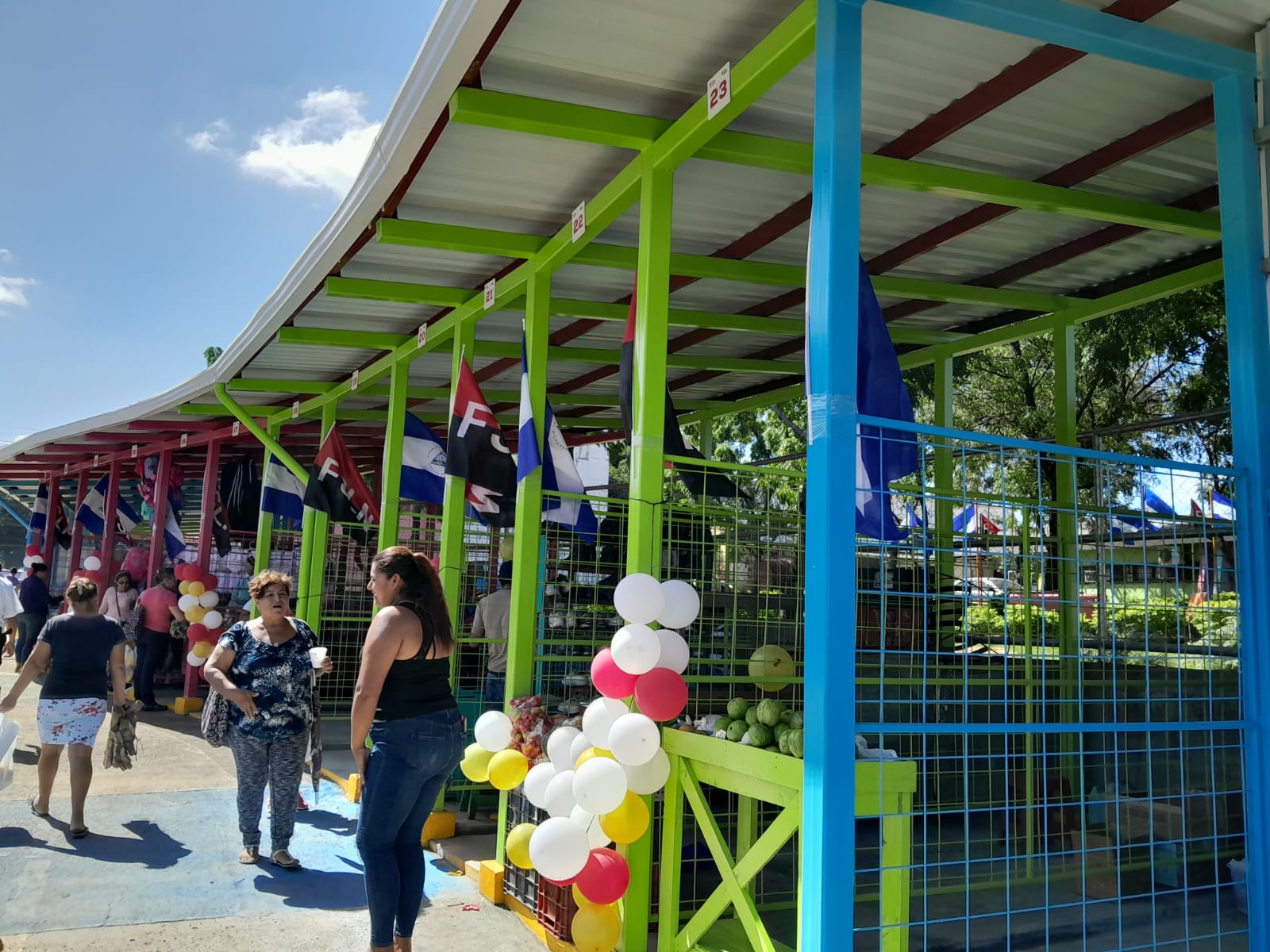 Alcaldía de Managua inaugura tramos nuevos en el mercado Mayoreo