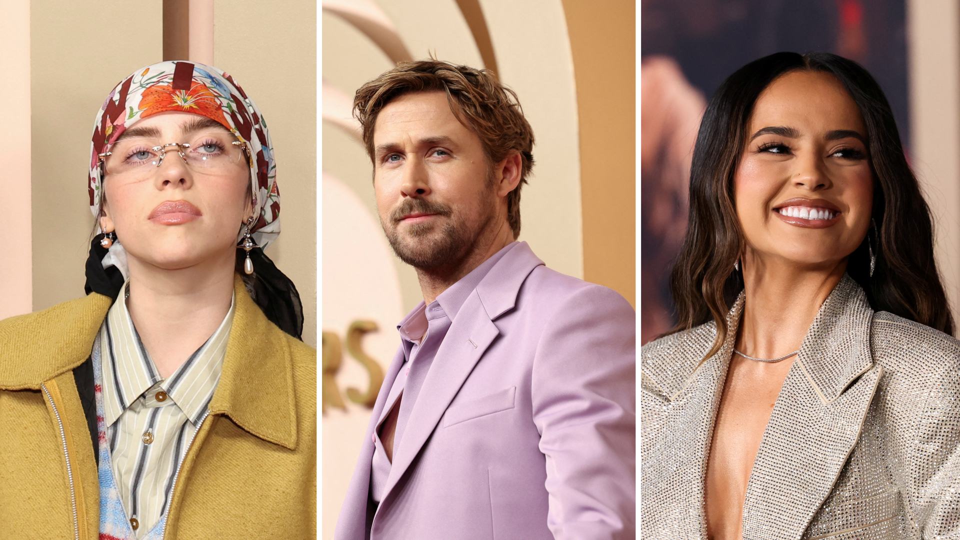 Ryan Gosling, Billie Eilish, Becky G, entre los artistas que cantarán en la 96.ª edición de los Premios Óscar 2024