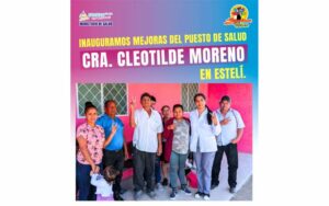 Invierten C$ 1.6 millones en mejoras del Puesto de Salud Cleotilde Moreno en Estelí