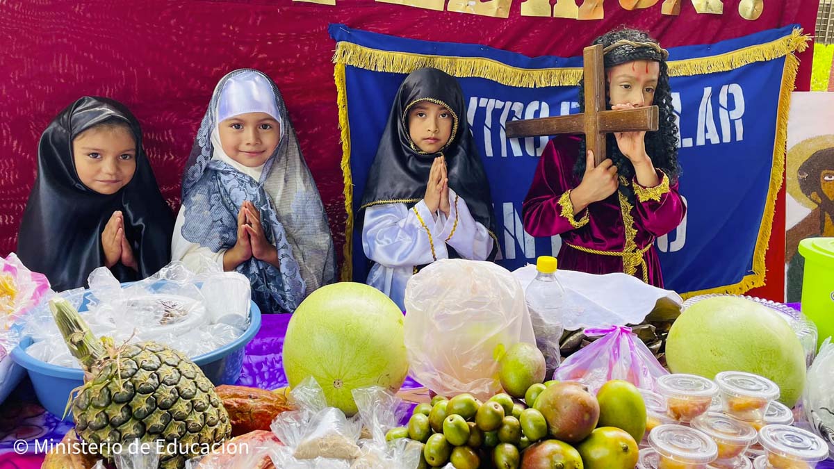 Estudiantes realizarán ferias gastronómicas de Cuaresma, alfombras pasionarias y la Judea