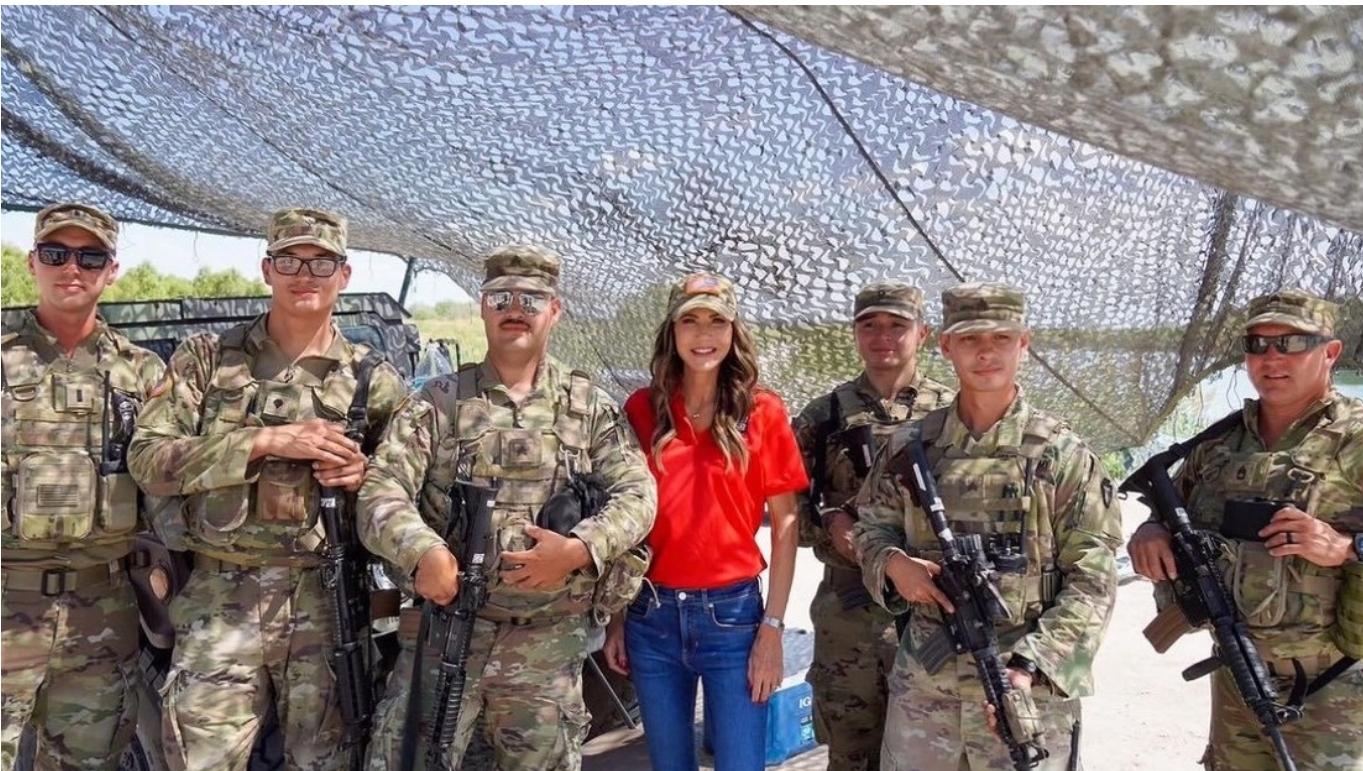 “La frontera es una zona de guerra”: Dakota del Sur enviará a la Guardia Nacional en apoyo a Texas