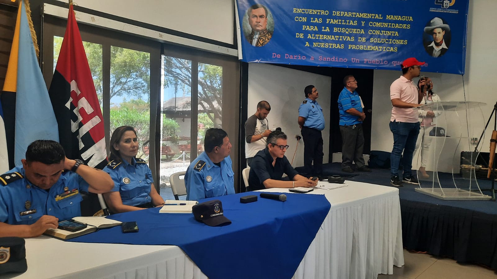 Policía Nacional realiza encuentro de seguridad ciudadana con pobladores del departamento Managua