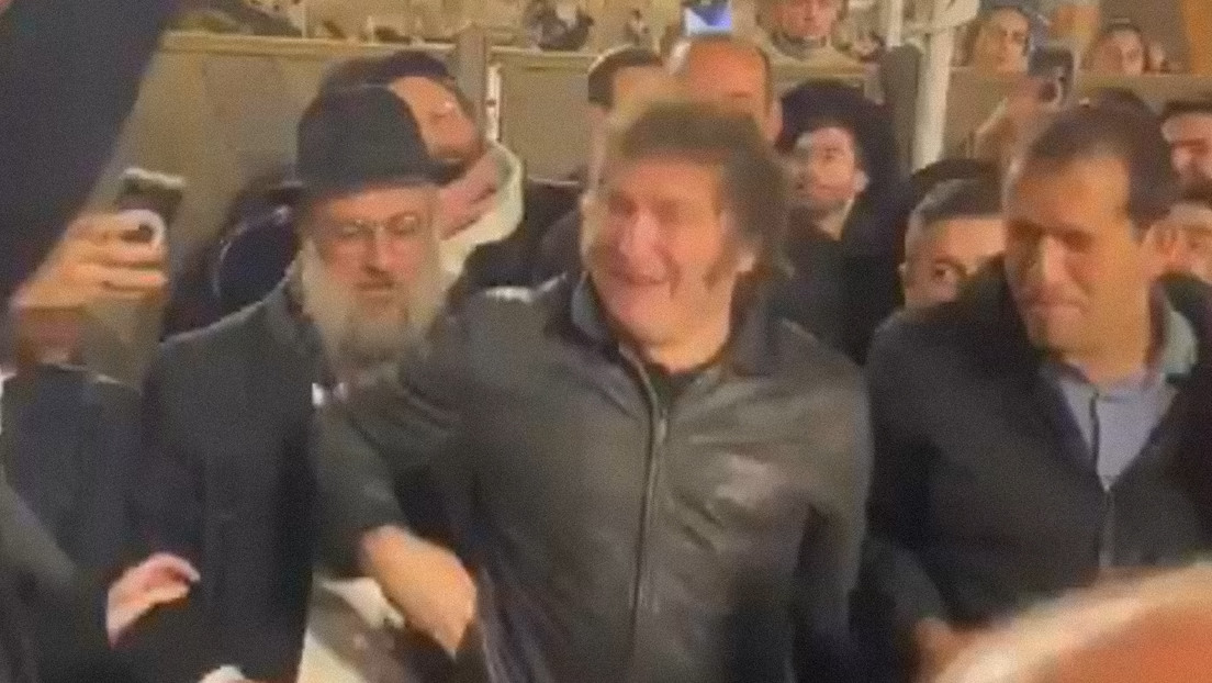 Captan a Milei de fiesta y bailando al concluir su visita a Israel