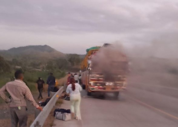 Se incendia autobús que cubre la ruta Bilwi-Managua
