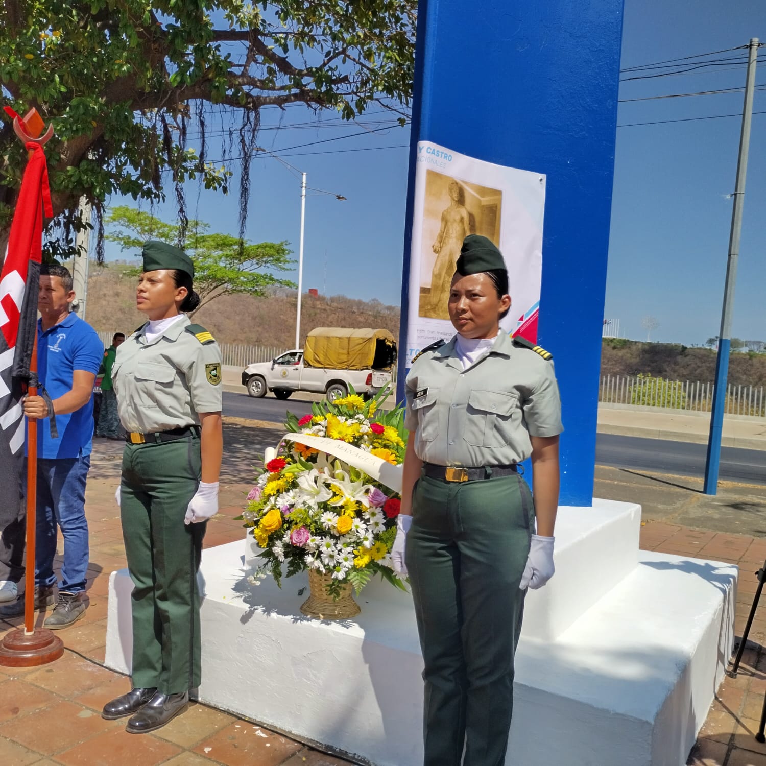 Rinden homenaje al héroe nacional José Dolores Estrada en el 232 aniversario de su natalicio