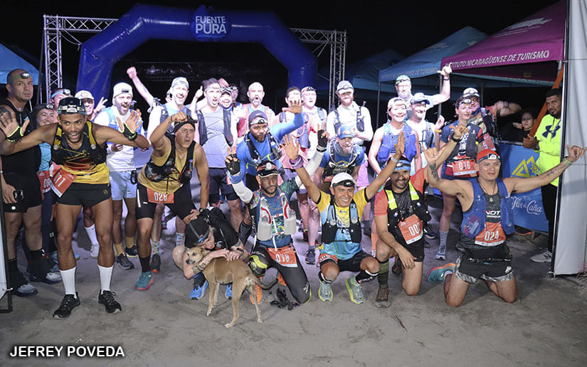 Más de 300 deportistas nacionales e internacionales participaron en el Reto Extremo Fuego y Agua 2024 en Rivas