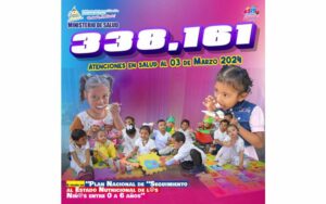 Más de 338 mil atenciones ha brindado el Plan Nacional de Seguimiento al Estado Nutricional