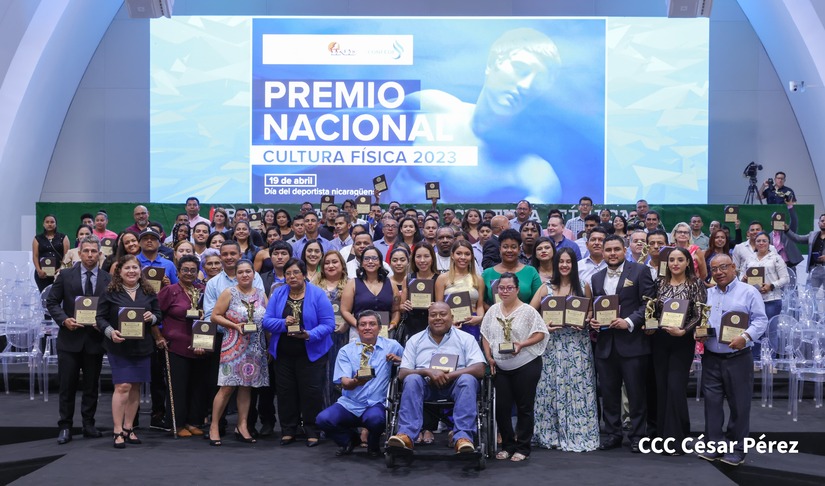 Entregan reconocimientos a 144 atletas en Managua