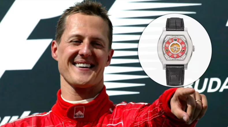 La familia de Michael Schumacher subastará una colección de 8 relojes personalizados con la que percibirá una fortuna