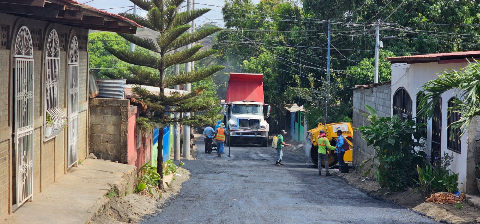 Invierten C$4.7 millones en Calles para el Pueblo en Distrito III de Managua