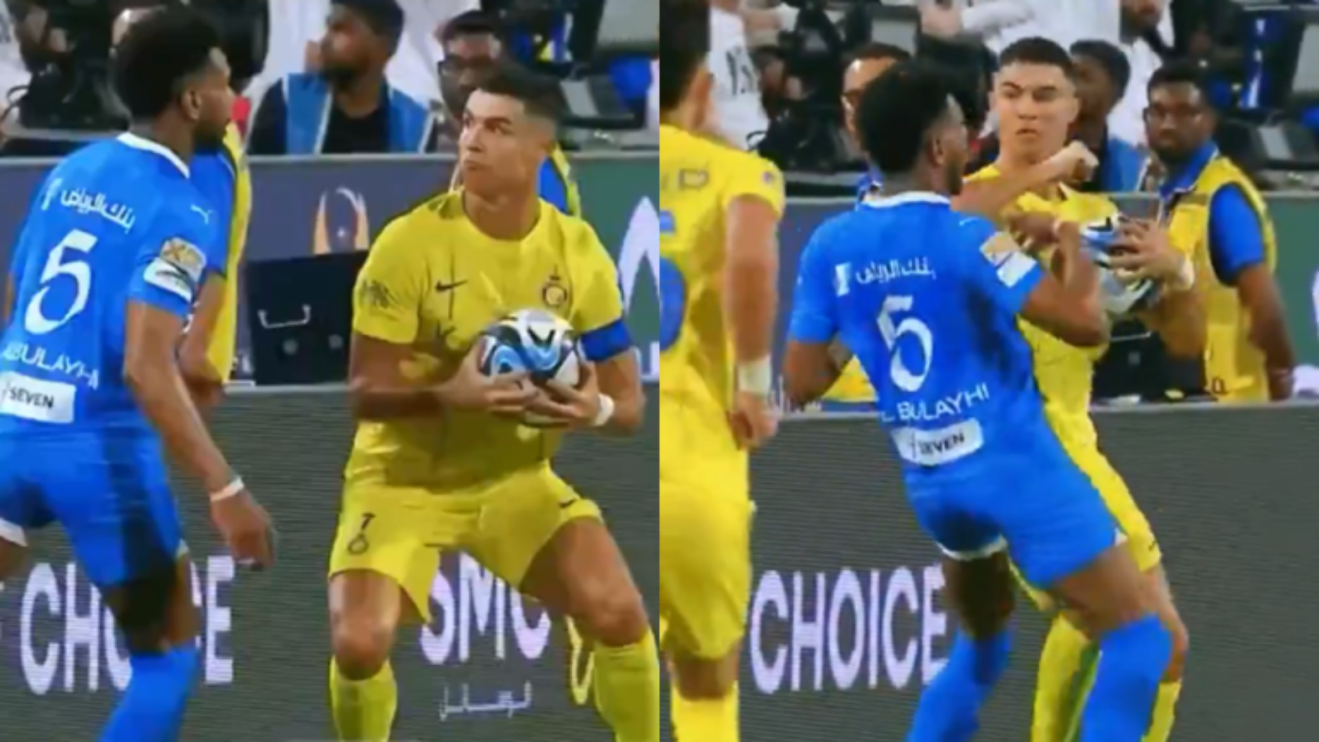 Sancionan a Cristiano Ronaldo tras su intento de agredir a un árbitro en Arabia Saudita