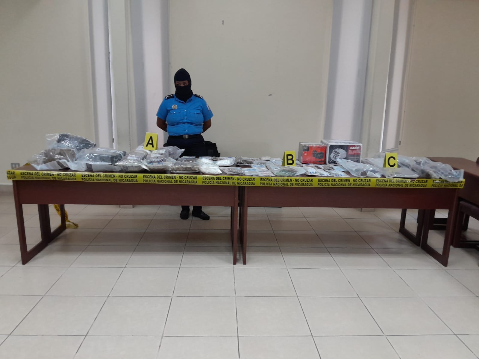 Detienen en Nicaragua a siete traficantes de drogas y siete asaltantes