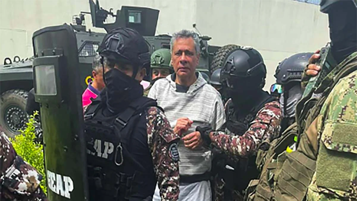 Defensa de exvicepresidente de Ecuador presenta habeas corpus