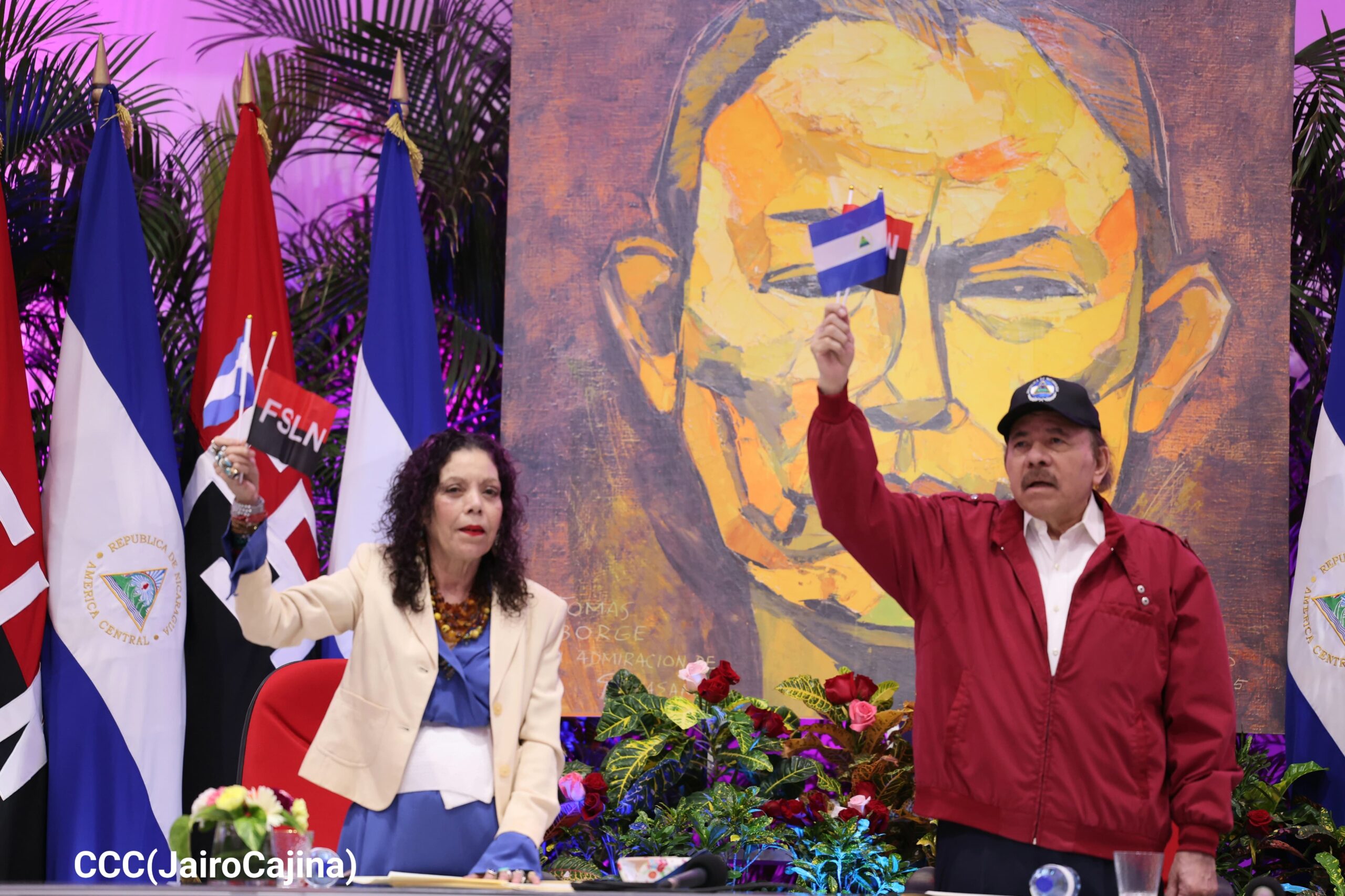 Acto en celebración de la intensa y fructífera vida del Comandante Tomás Borge Martínez