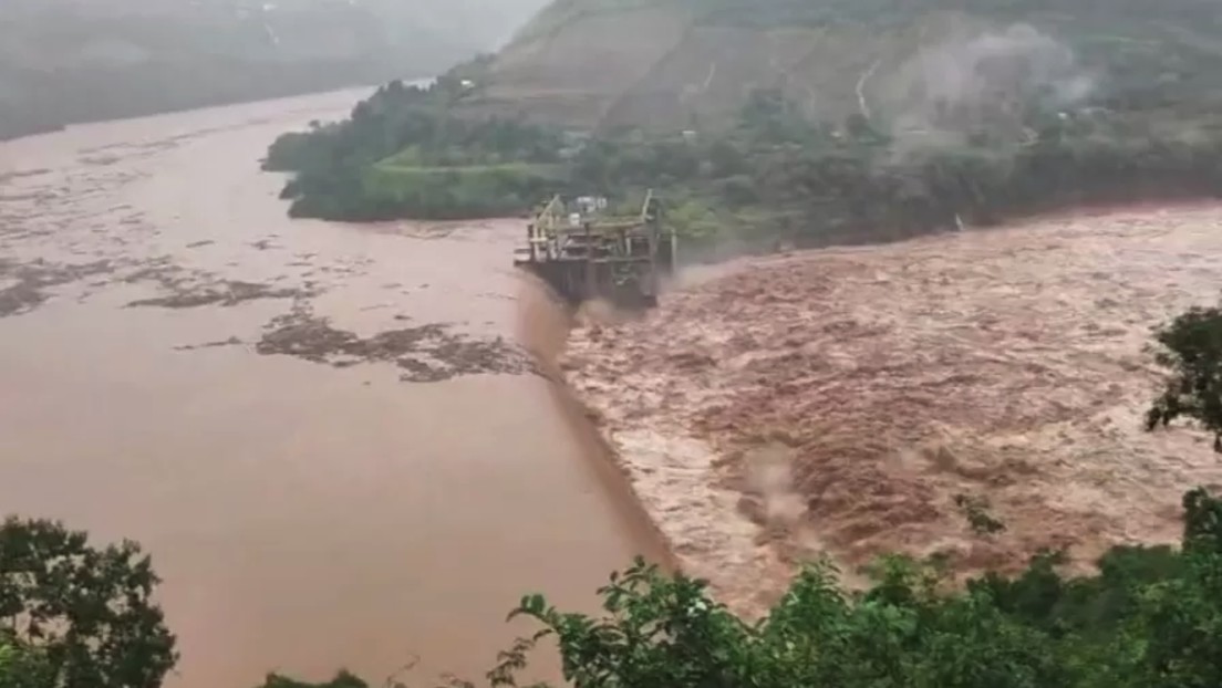 Colapsa una presa al sur de Brasil por causa de las fuertes lluvias