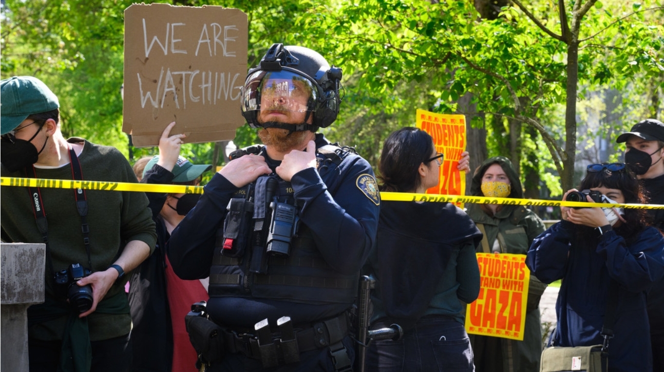 La Policía desaloja la biblioteca de la Universidad de Portland por protestas propalestinas