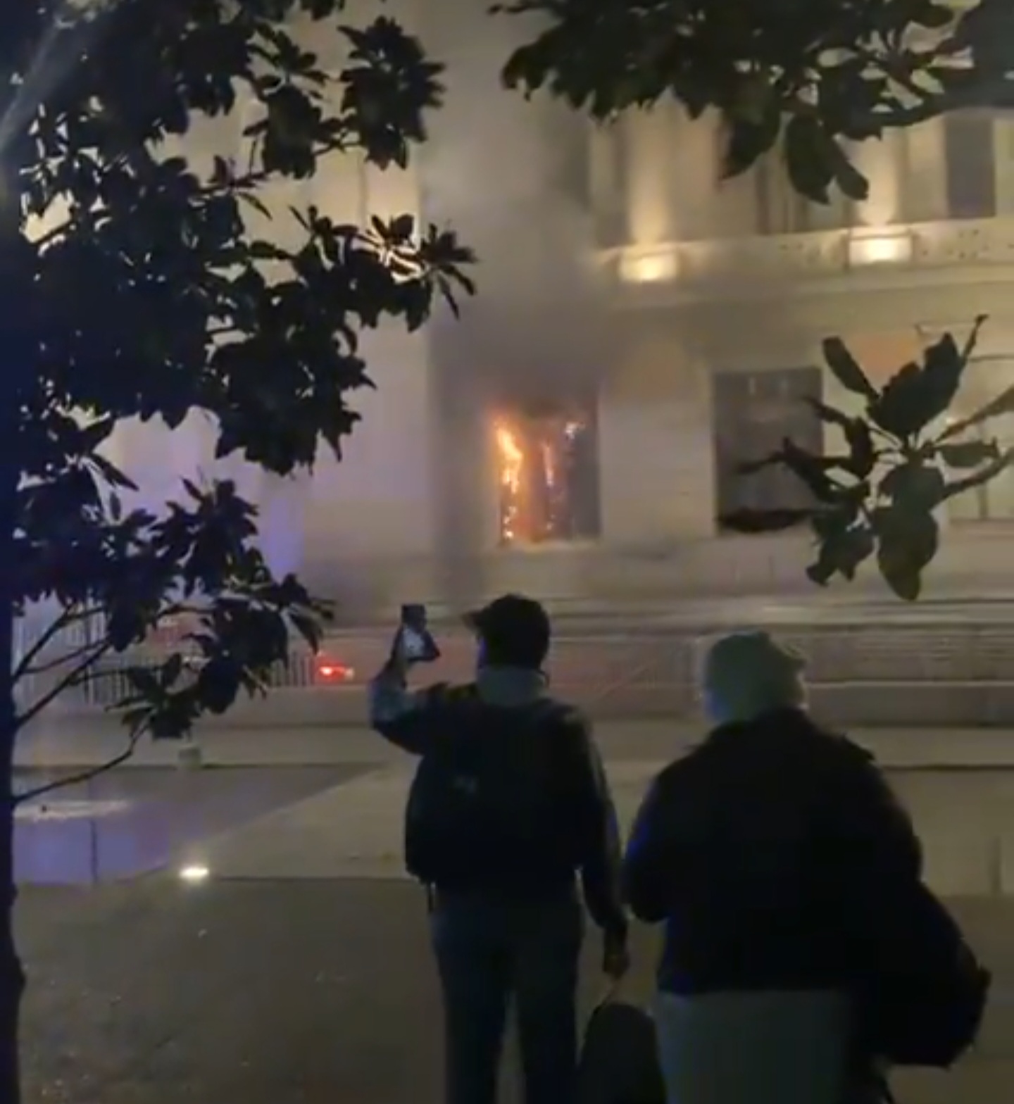 Arde la Corte Suprema de Justicia de Chile