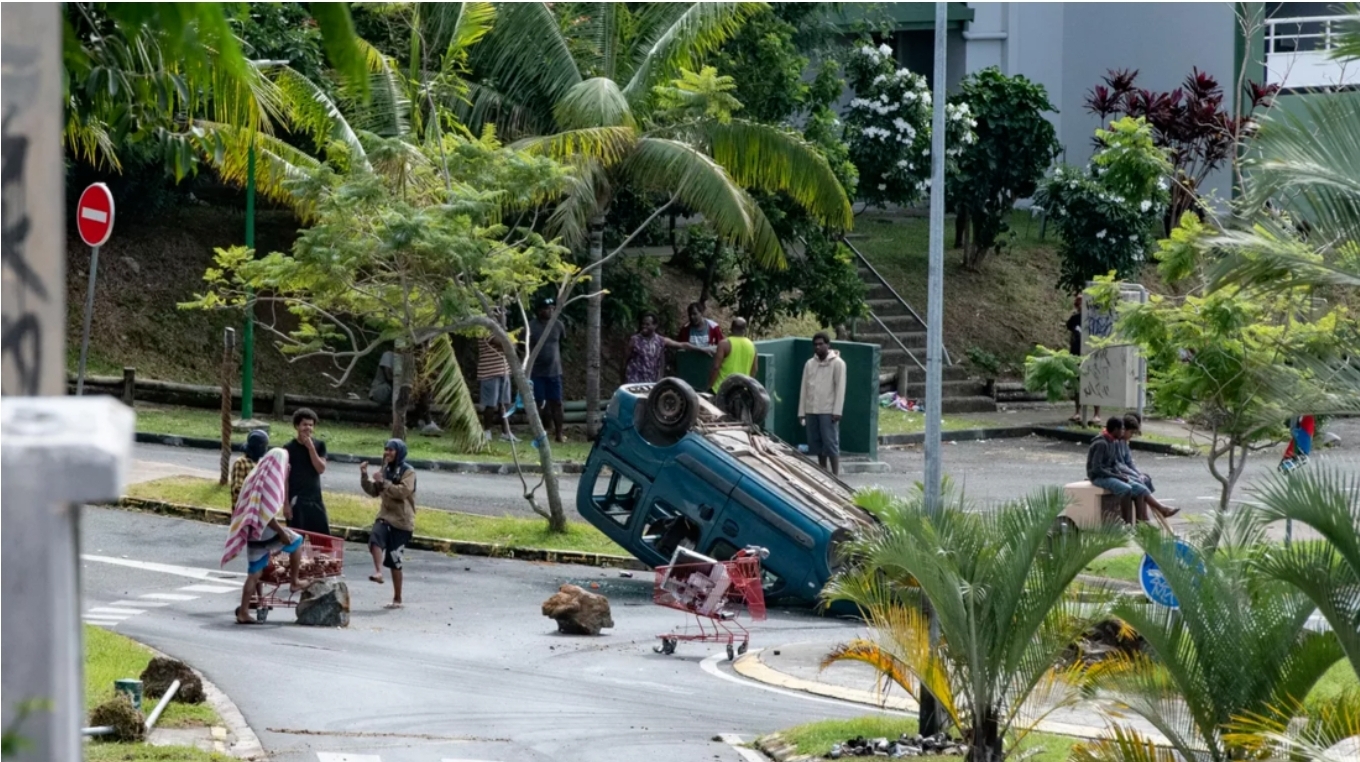 Escenas de devastación por fuertes disturbios en Nueva Caledonia