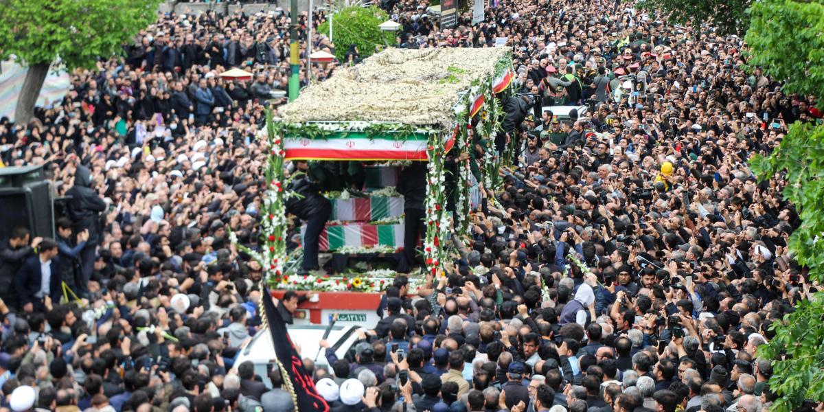 Irán se despide del presidente Ebrahim Raisi, fallecido en un accidente de helicóptero