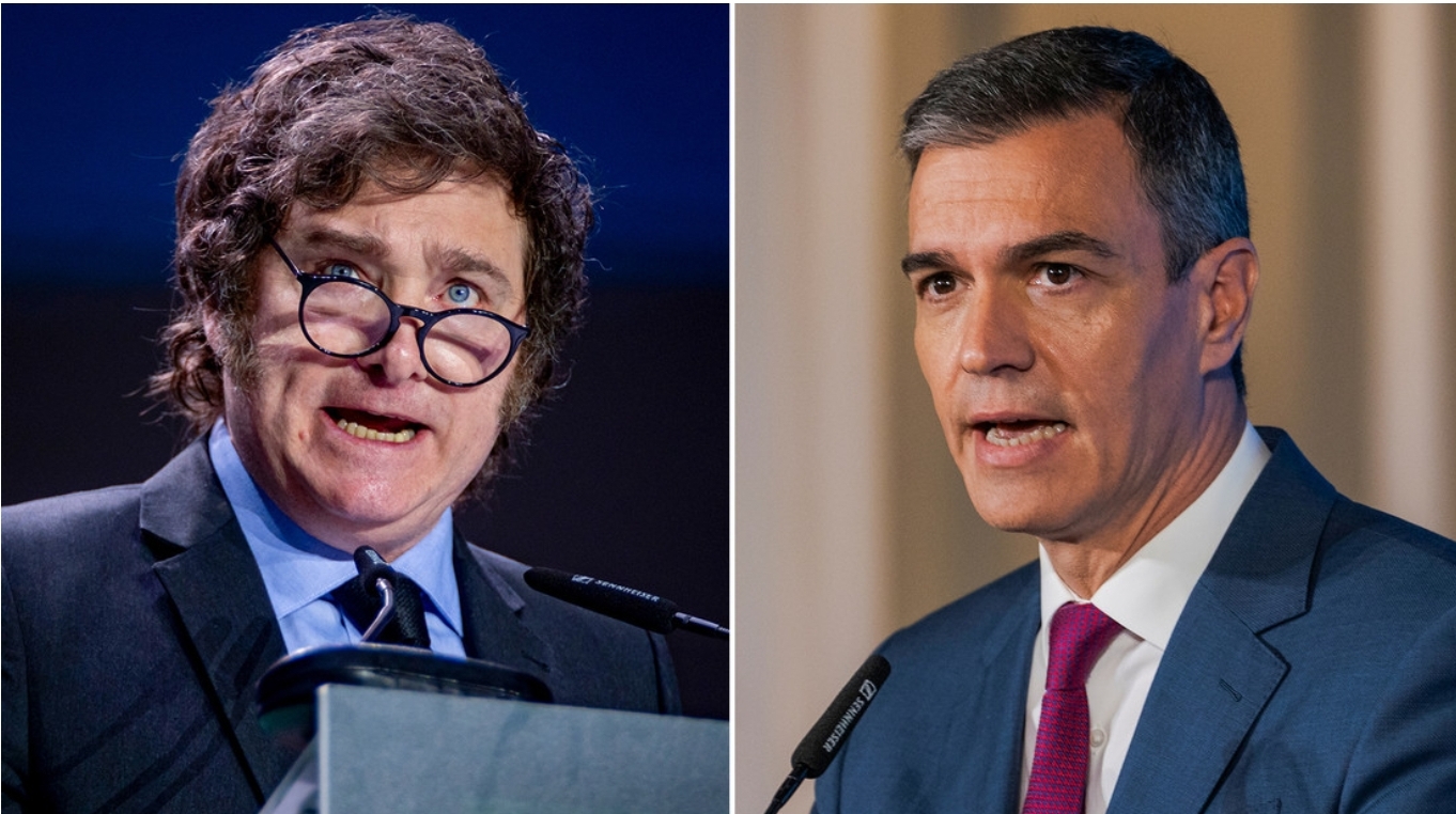 “Socialista arrogante”: Milei insulta a Sánchez por retirar a la embajadora de España en Argentina
