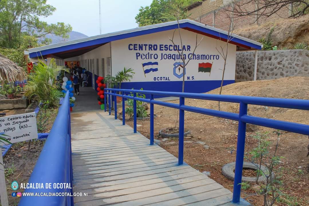 Reconstruyen la escuela Pedro Joaquín Chamorro en Ocotal
