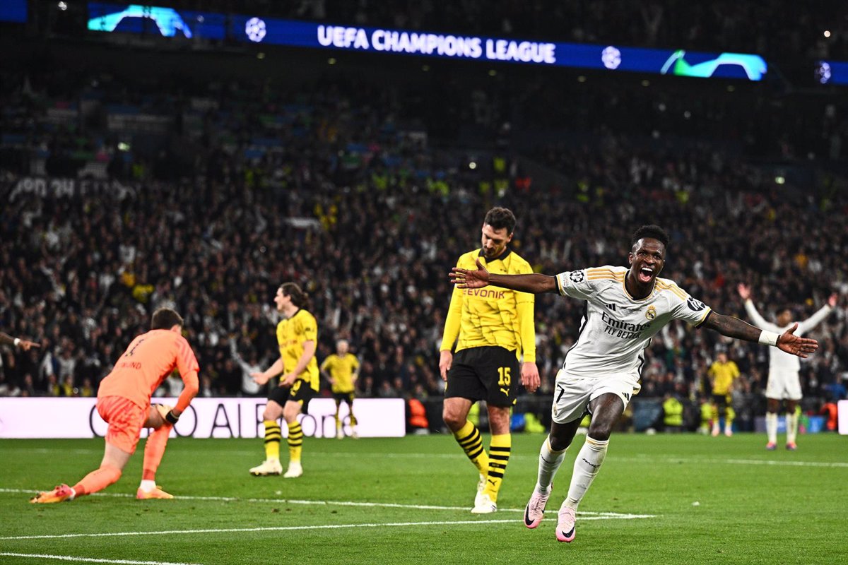 Real Madrid conquista su 15ª Liga de Campeones al derrotar al Borussia Dortmund