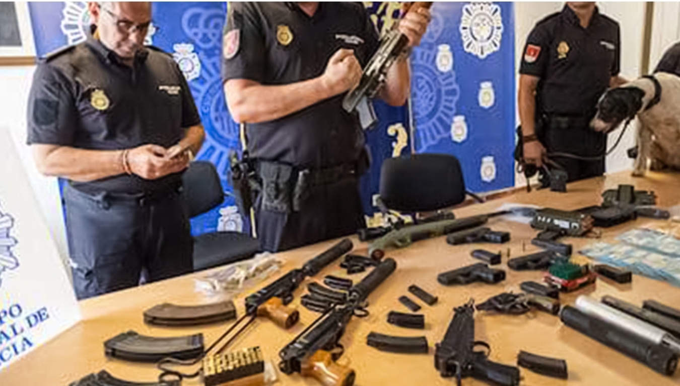Armas destinadas a Ucrania acaban en manos del narco en España