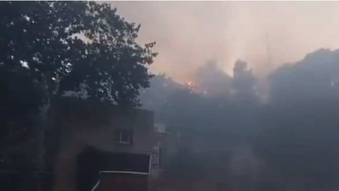 Incendio en Israel tras ataques de misiles desde el Líbano