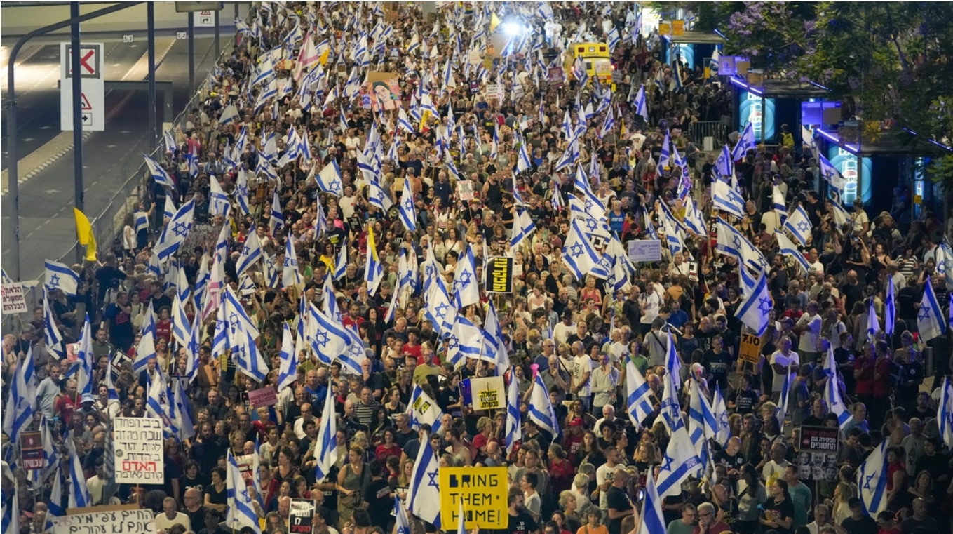 “No más asesinatos”: Dispersan en Israel protesta que pide cese de hostilidades en Gaza